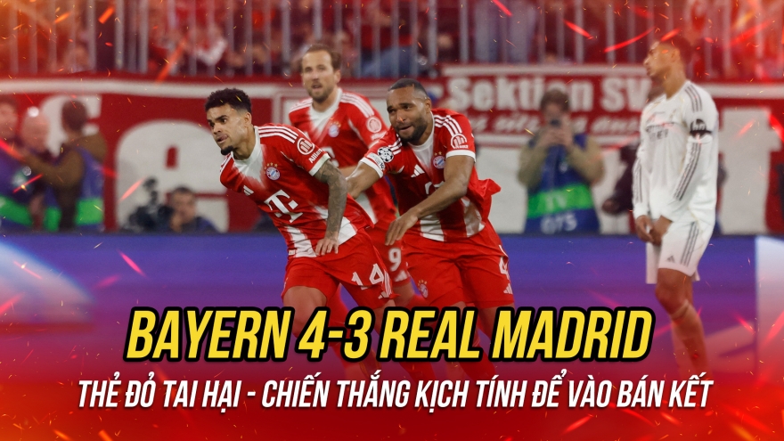 Bayern ngược dòng đánh bại Real Madrid theo kịch bản khó tin